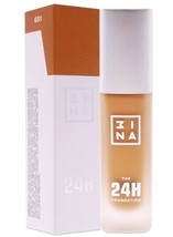 3INA The 24H Foundation 24H Long-wearing 30mL - 657 - Cold Brown MADE IN... - $452.20 MXN