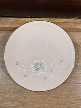 Flintridge China Salad Plate Daybreak Tan Grey White Platinum Edge Vinta... - £11.54 GBP