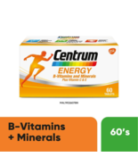 60's New Centrum Energy B-Vitamins and Minerals + Vitamin C & E - Energy Booster - $24.07