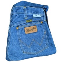 Vintage USA WRANGLER Cotton Cowboy Cut Jeans w/ CHEER Label Scovill Zip ... - £52.07 GBP