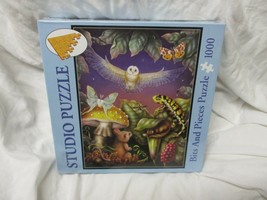 Bits and Pieces 1000 Piece Puzzle - Rosiland Solomon - Night Owl - £30.63 GBP