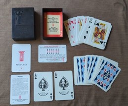 KEM Plastic Playing Cards Pinochle Double Deck Fleur De Lis Florence Feb 1959 - £19.32 GBP