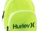 Hurley Neon Green Transparent Mini Backpack - Chic &amp; Durable - New with ... - $25.23