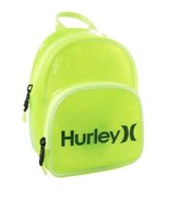 Hurley Neon Green Transparent Mini Backpack - Chic &amp; Durable - New with ... - £19.84 GBP