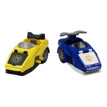 2016 Imaginext Power Rangers Blue &amp; Yellow Battle Bike Side Car Lot - £7.77 GBP