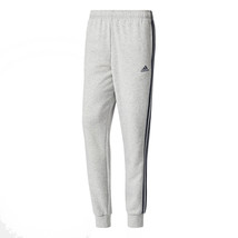 Adidas Essentials BR3693 3-STRIPES Jogger Pants Grey / Navy ( Xl ) - £64.41 GBP