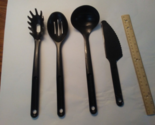 Black Tupperware utensils - $28.49