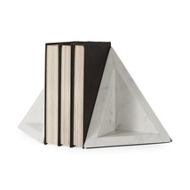 3D Modern Triangle Marble Bookends - $153.49