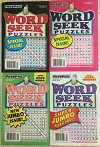Lot of 4 Penny Press Super Jumbo Special Word Seek Search Circle Puzzles Books 2 - £12.62 GBP