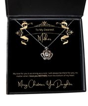 Mom Mommy Mother Mum Stepmom Christmas Xmas Gifts-Unusual Crown Necklace with Ca - £39.65 GBP
