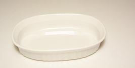 Corning Ware French White F-15-B Small Oval Casserole Dish Bowl 15 oz. 475 ml - £6.27 GBP
