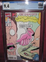 BEAVIS AND BUTT-HEAD #1 MARVEL COMIC 1994 CGC 9.4 NM WHITE PAGES - £104.16 GBP