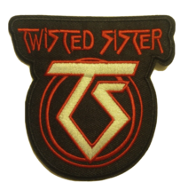 Twisted Sister~TS~Patch~Embroidered~3 3/4&quot; x 3 3/4&quot;~Iron or Sew on~Hair ... - $6.24 CAD