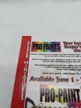 2002 Reaper Miniatures Pro-Paints Advertisement Flyer - £27.68 GBP