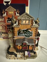Lemax Plymouth Corners Tom&#39;s Tobacco Shop and Cigar Store RARE Christmas Village - £77.61 GBP