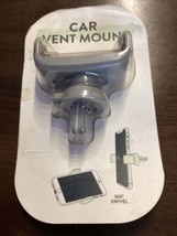 Car Vent Mount Compatible w/ 3.5&quot; to 6.3&quot; Phones A232 Vivitar 360° Swivel  - £7.65 GBP