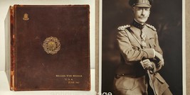 1917 antique BELGIAN WAR MISSION autographed PHOTOS usa LARZ ANDERSON wwi  - $4,752.00