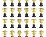 24 Pack Mini Gold Award Trophy Cup For Kids And Adults, 4 Inch Plastic T... - $31.99
