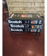 Set Of 3 Scotch EG T-120 VHS Tapes - Used - $12.75