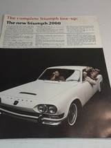 Original 1966 Triumph Sales Brochure 66 TR-4A Spitfire Mk2 1200 2000 Fc2 - £41.76 GBP