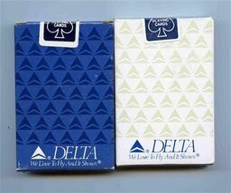 2 Delta Airlines Sealed Decks of Playing Cards We Love to Fly and It Shows - $13.86