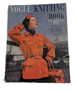 Extremely Rare Vogue Knitting Patterns Book Fall Winter 1950 - $49.99