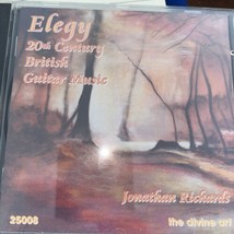 Jonathan Richards The Divine Art Elegy 20TH Century British Guitar Cd - £9.59 GBP