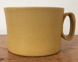 Vintage Mid Century Bennington Potters Pottery Elements Gold Coffee Tea Mug - £23.59 GBP
