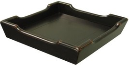 Tray TRADE WINDS CHEDI Traditional Antique Black Painted Mahogany Frame - $99.00