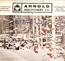 1980 Arnold Machinery Co Calendar Bangor Portland Maine Industrial Vinta... - €21,52 EUR 1980 Arnold Machinery Co Calendar Bangor Portland Maine Industrial Vinta... - €21,52 EUR
