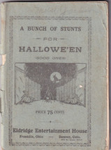 Vintage A Bunch Of Stunts for Halloween (Good Ones) Booklet Eldridge Publishing  - £40.21 GBP