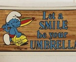 The Smurfs Trading Card 1982 #50 Let A Smile Be Your Umbrella - $2.48