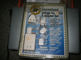 Destination Unlimited International Voltage Converter &amp; Adapter Set - £17.16 GBP