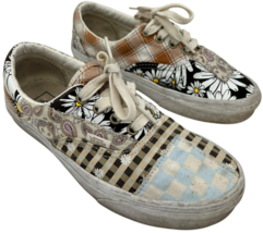 vans era meadow patchwork VN0A5EFN420 women&#39;s 7.0 (men&#39;s 5.5) - FLAWED - $26.79