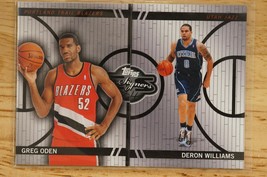 2008-09 Topps Cosigners Changing Faces 697/899 Deron Williams Greg Oden CF 32 12 - £6.69 GBP