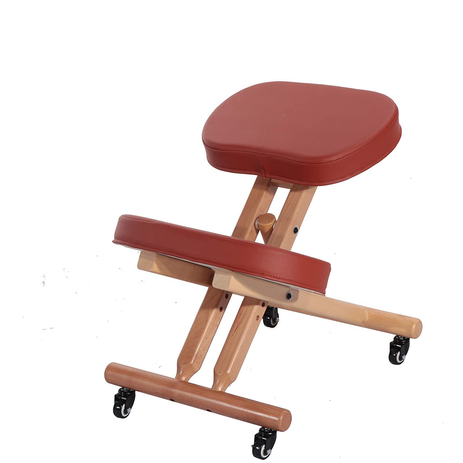 Primary image for Master Massage Comfort Plus Wooden Kneeling Chair PREFECT FOR Home,, Cinnamon