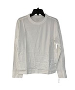 ALLBIRDS 100% Organic Cotton Long Sleeve Tee Shirt &#39;Blizzard&#39; W Size Med... - $51.45 CAD