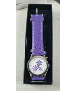 Women&#39;s &quot;Spring Bees/Flowers&quot; Silvertone Watch w/Green Band by AVON - NE... - €19,83 EUR