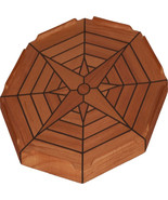 Boat Octagonal Teak Table Top Star Inlay 450/550/750mm Marine Yacht Cara... - $420.78 CAD+