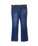 Mossimo Women&#39;s size 8 Reg Low Rise Boot Cut Stretch Denim Blue Jeans 34x32 - £17.64 GBP