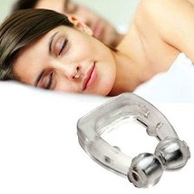 Stop Snoring MAGNETIC Nose Clip Ring w/ Bonus Case Night Sleep Aid Anti Snoring - £4.66 GBP