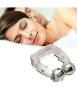 Stop Snoring MAGNETIC Nose Clip Ring w/ Bonus Case Night Sleep Aid Anti ... - £4.66 GBP
