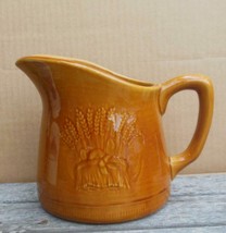 Vintage Franciscan Golden Wheat Brown Pitcher 5.75&quot;   California USA - £18.60 GBP
