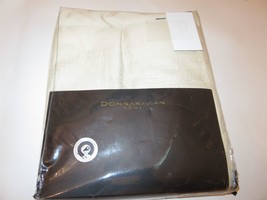 Donna Karan Tailored Pleat King flat sheet White Gold New $175 - £62.94 GBP