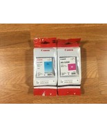 Lot Of 2 Genuine Canon PFI-105 Ink Tanks PC &amp; M For iPF6300/iPF6350 Inst... - £179.13 GBP