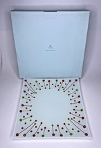 PartyLite Merry Christmas Candle Garden Tray Retired New In Box P25C/P90470 - £15.72 GBP