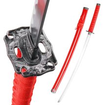 Munetoshi Red 39.5 Classic Dragon Katana Samurai Sword Unsharpened Steel - £21.87 GBP