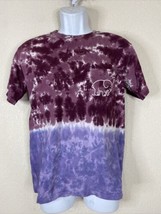 Comfort Colors Men Size S Purple Tie Dye Elephant Pocket T Shirt Short S... - £7.08 GBP