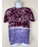 Comfort Colors Men Size S Purple Tie Dye Elephant Pocket T Shirt Short S... - £7.02 GBP