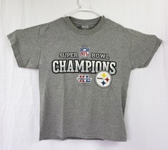 VINTAGE 2006 NFL Pittsburgh Steelers Super Bowl XL T-Shirt M Medium - £11.86 GBP